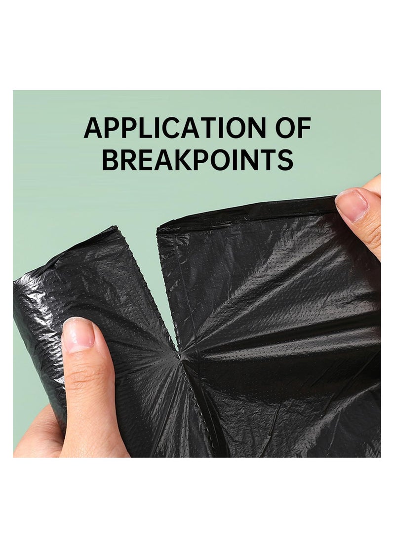 إي سي في في ECVV Garbage Bags 50 Pcs (5 Rolls) Large Black Trash Bags Waste Basket Liners Lawn Bags Garbage Can Liner for Office Bathroom Kitchen Lawn, Strong Tear & Leak Resistant, 80x 100cm 80x 100cmcm  - Image 5