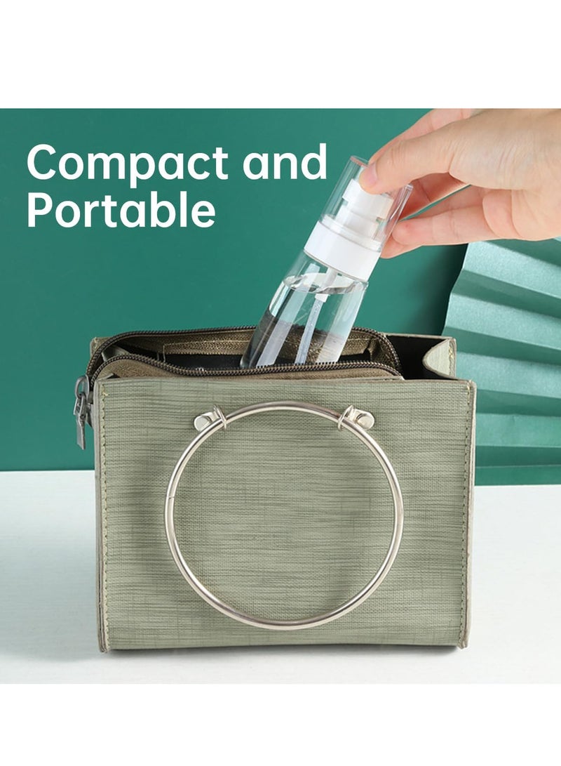 ECVV ECVV 100ML Travel Spray Bottle, Fine Mist Empty Makeup Sprayer, Thicken PETG Refillable Container, 3 Pack Leak Proof Can for Liquid Perfume Essential Oils Toners - Image 5