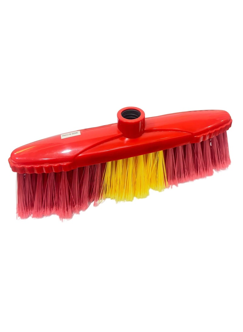 ECVV ECVV Rubber Bumpers Indoor Broom without Stick, All Types of Floors, Safe on Furniture, Corner Cleaning, Lightweight, Mix Color, 30 x 10 cm - Image 1
