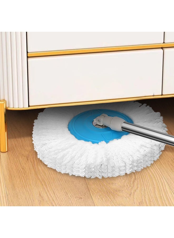 ECVV Spin Mop and Basket Set - Advanced Effortless mop for floor Cleaning with Super Absorbent 360 Microfiber Mop Assorted - Image 3