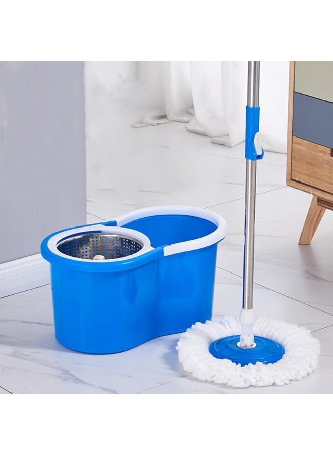 ECVV Spin Mop and Basket Set - Advanced Effortless mop for floor Cleaning with Super Absorbent 360 Microfiber Mop Assorted - Image 5