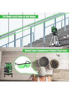 ECVV Laser Level 5 Lines Green Light Professional Cross Marking Meter Self-Leveling Horizontal Vertical Laser Ruler Spirit Level 5 Lines  - Image 2