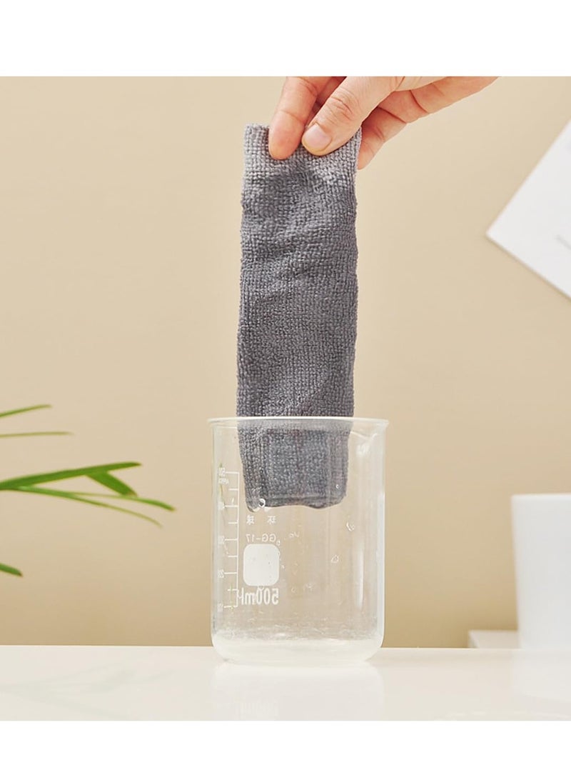 إي سي في في Kitchen Microfiber Cleaning Cloth Non-stick Washing Rag Wiping Absorben 20 picecs one box Oil Washing Cleaning Cloth Multi-Purpose Towels in a Box | Rendom Colour | Random Colour  - Image 5