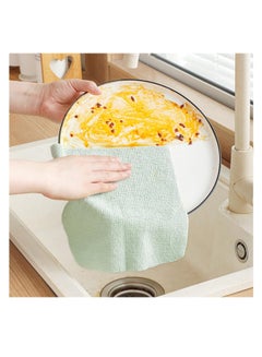 إي سي في في Kitchen Microfiber Cleaning Cloth Non-stick Washing Rag Wiping Absorben 20 picecs one box Oil Washing Cleaning Cloth Multi-Purpose Towels in a Box | Rendom Colour | Random Colour  - Image 3