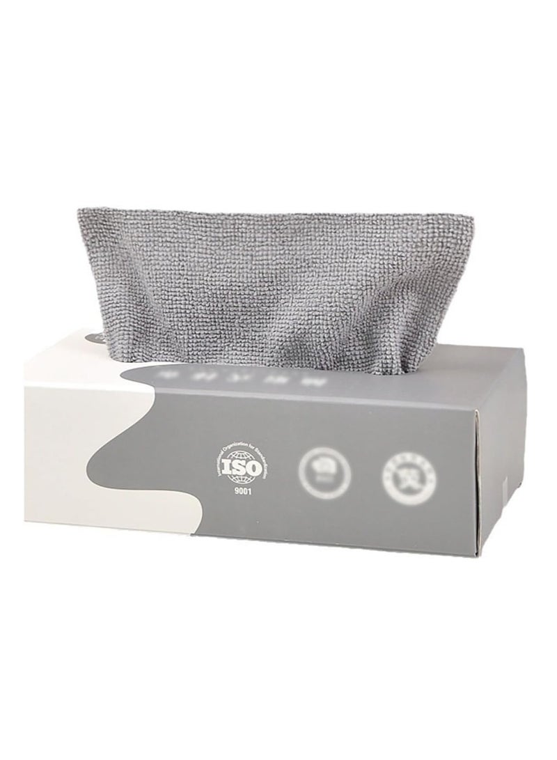 إي سي في في Kitchen Microfiber Cleaning Cloth Non-stick Washing Rag Wiping Absorben 20 picecs one box Oil Washing Cleaning Cloth Multi-Purpose Towels in a Box | Rendom Colour | Random Colour  - Image 1