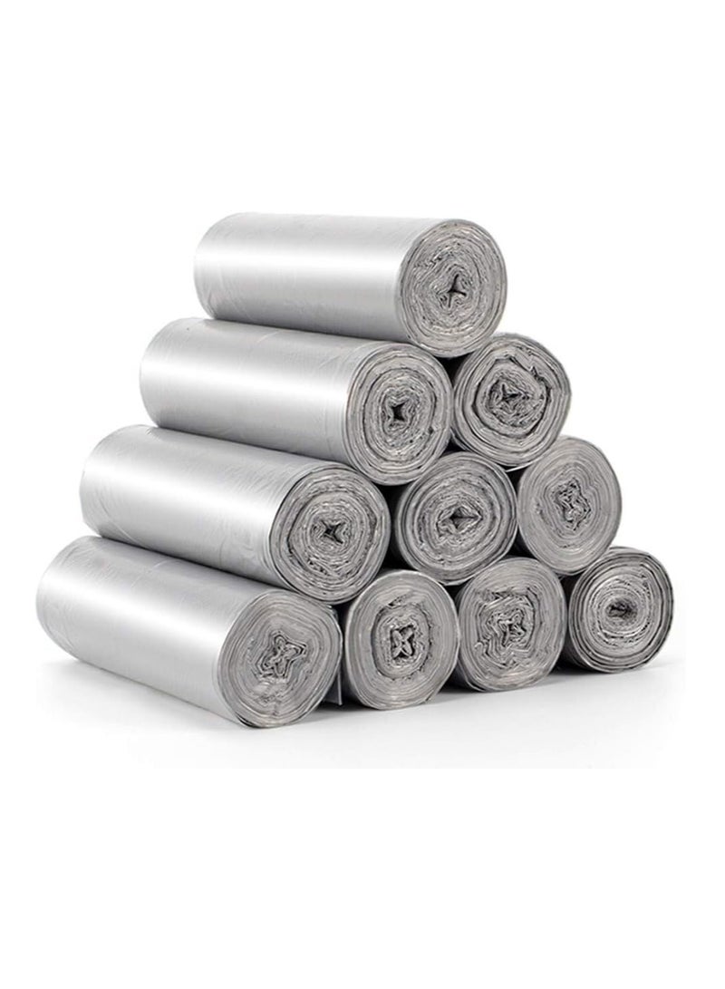 إي سي في في ECVV Garbage Bags 45x50cm (5 Rolls, 125 Bags) Bio-Degradable Plastic Disposal Garbage Bag Small, Bin Liners for Home, Kitchen & Offices, Mix Colour 5 Rolls, 125 Bags 45x50cm  - Image 1