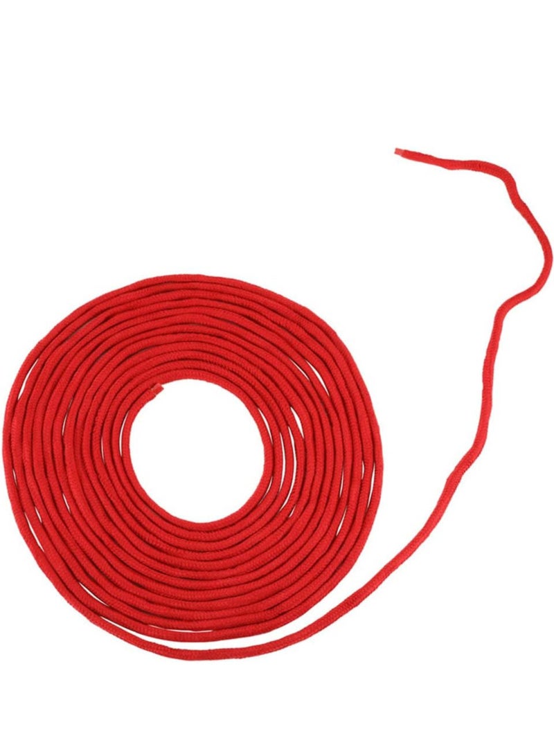 ECVV Soft Cotton Rope 32 feet 10m 2 PCS Multifunction Natural Durable Long Rope 8 MM All Purpose Cotton Rope Craft Rope Thick Cotton Cord - Image 2