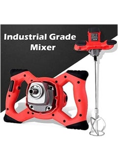 ECVV Handheld Mixer 2400W Industrial Grade Mixer 6 Gear Adjustable Speed Control Paint Cement Plaster Mortar Coating Powder Mixer  - Image 2