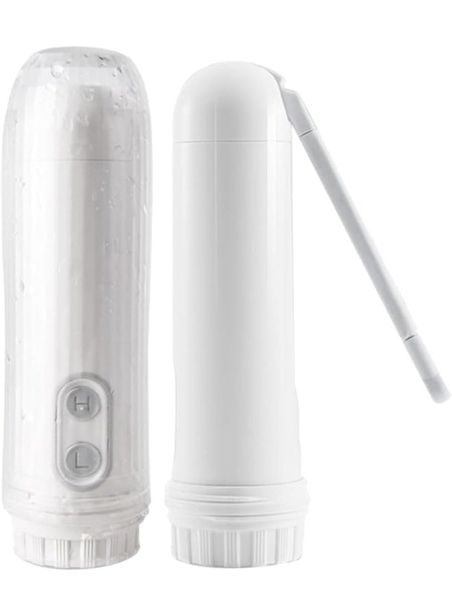 ECVV Portable Bidet Travel Electric Bidet Sprayer for Men Women, Handheld Electric Sprayer for Personal Hygiene Cleaning, with 2 Pressure Options White - Image 1