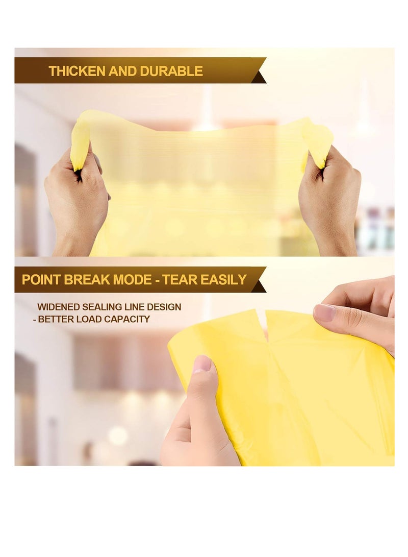 ECVV Garbage Bags 45x50cm (10 Rolls, 250 Bags) Bio-Degradable Plastic Disposal Garbage Bag Small, Bin Liners for Home, Kitchen & Offices, Mix Color Mix Colour 10 Rolls, 250Bags 45x50cmcm - Image 4