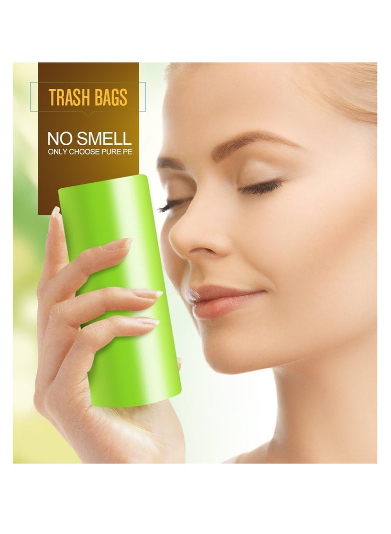 ECVV Garbage Bags 45x50cm (10 Rolls, 250 Bags) Bio-Degradable Plastic Disposal Garbage Bag Small, Bin Liners for Home, Kitchen & Offices, Mix Color Mix Colour 10 Rolls, 250Bags 45x50cmcm - Image 2