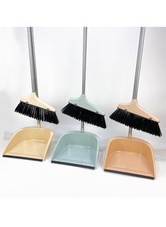 ECVV Household Cleaning Tools Home Cleaning Plastic Broom Dustpan Plastic Dustpan 1 Set Dustpan with Broom (ASSORTED) (ASSORTED)