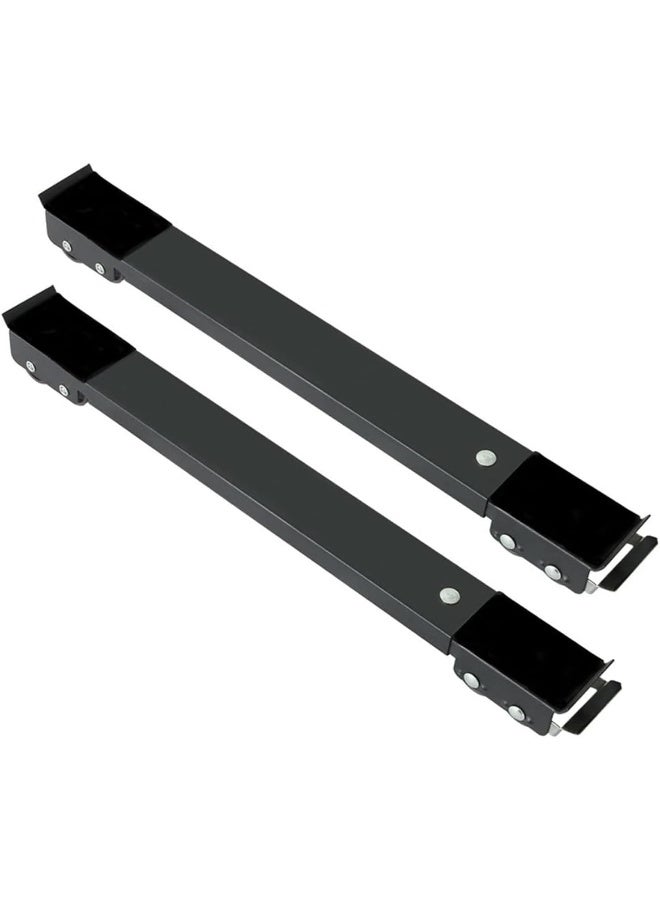ECVV ECVV Heavy-Duty Appliance Rollers, Max 28in, Generation Extendable Mobile Base for Washing Machines, Dryers, Refrigerators, & Furniture Black - Image 1