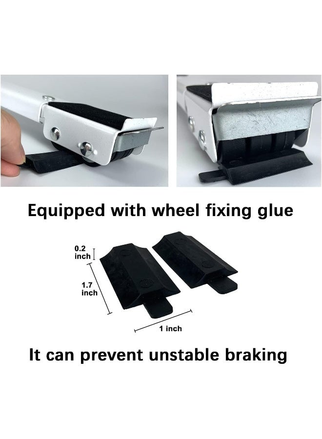 ECVV ECVV Heavy-Duty Appliance Rollers, Max 28in, Generation Extendable Mobile Base for Washing Machines, Dryers, Refrigerators, & Furniture Black - Image 4