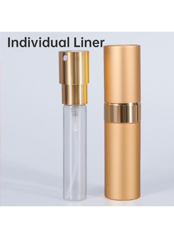 ECVV 5-Pack Mini Refillable Perfume Atomizer Bottles: Portable Spray Containers for Travel & Outings, 8ml Capacity, Multicolor Perfume Spray Dispense Case Multi-color  - Image 5