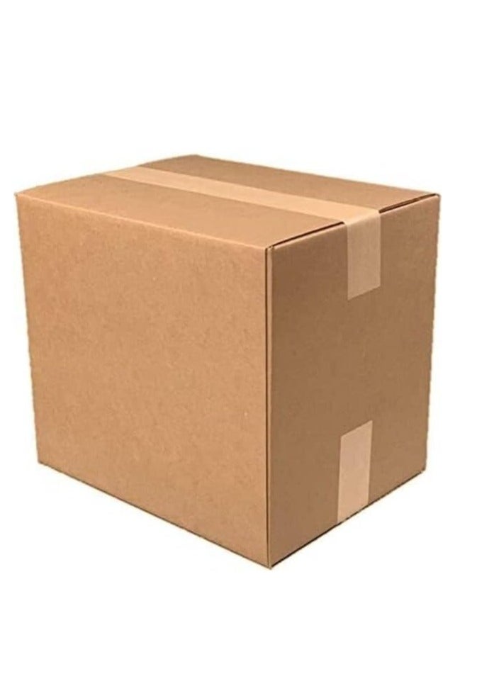إي سي في في 5-Pack Carton Box, Cardboard, For Moving Shipping And Packing Double Wall 100% Recyclable Corrugated Cardboard Moving Boxes Brown 41x33x33cm  - Image 5