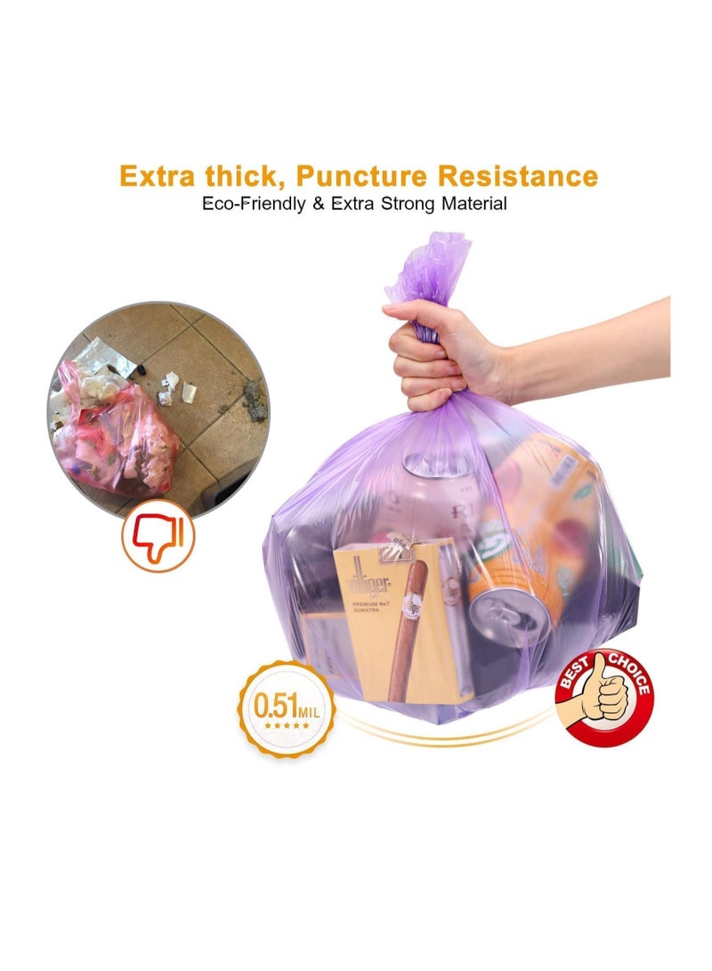 إي سي في في ECVV Garbage Bags 45x50cm (5 Rolls, 125 Bags) Bio-Degradable Plastic Disposal Garbage Bag Small, Bin Liners for Home, Kitchen & Offices, Mix Color Mix Colour 5 Rolls, 125 Bags 45x50cmcm  - Image 4