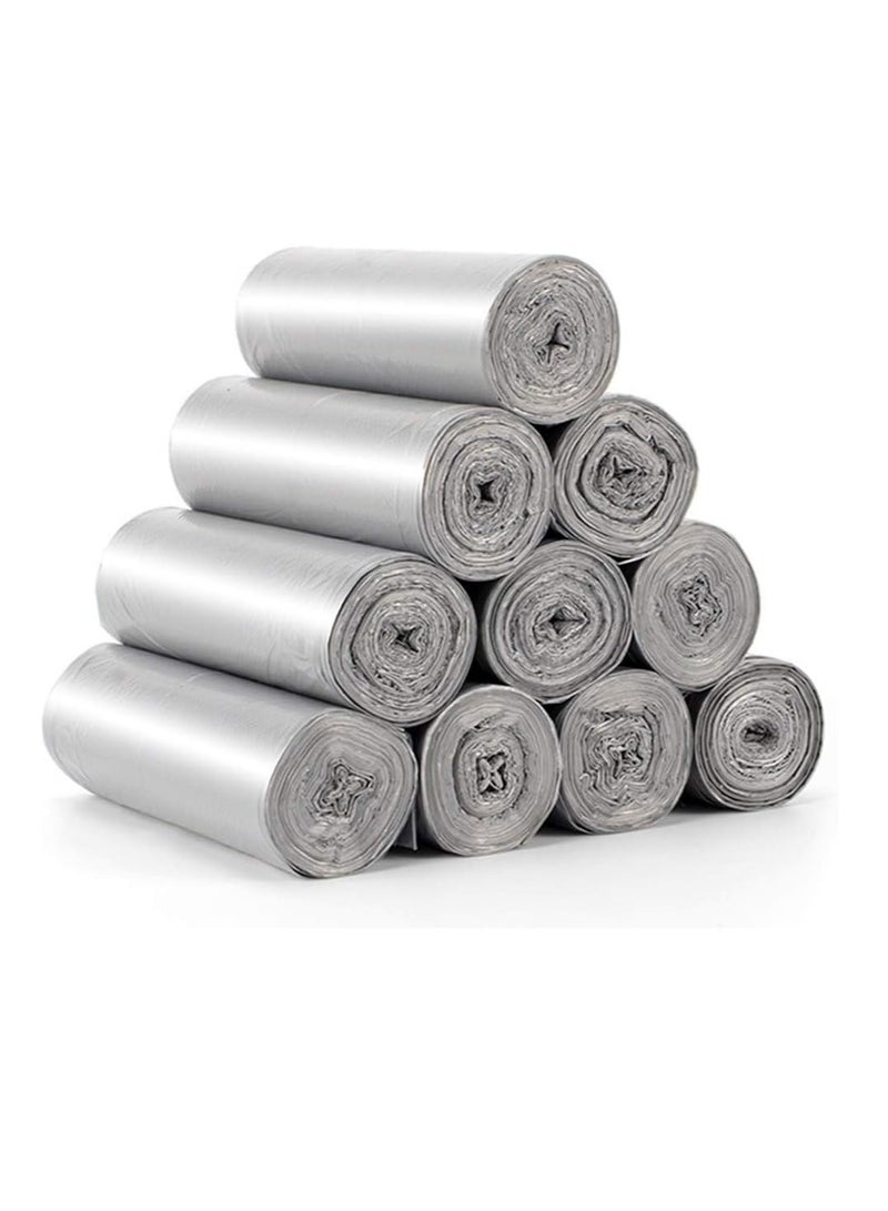 إي سي في في ECVV Garbage Bags 45x50cm (10 Rolls, 250 Bags) Bio-Degradable Plastic Disposal Garbage Bag Small, Bin Liners for Home, Kitchen & Offices, Mix Colour 10 Rolls, 250 Bags 45x50cmcm - Image 1