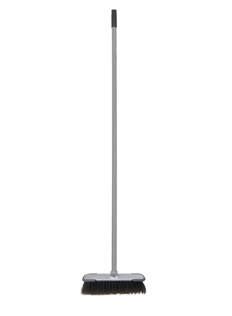 ECVV Indoor Sweeping Broom Cleaning Brush with Strong Metal Handle Broom with Stiff Bristles Multipurpose Cleaning Tool Perfect for Home or Office Use Randam Color - Image 1