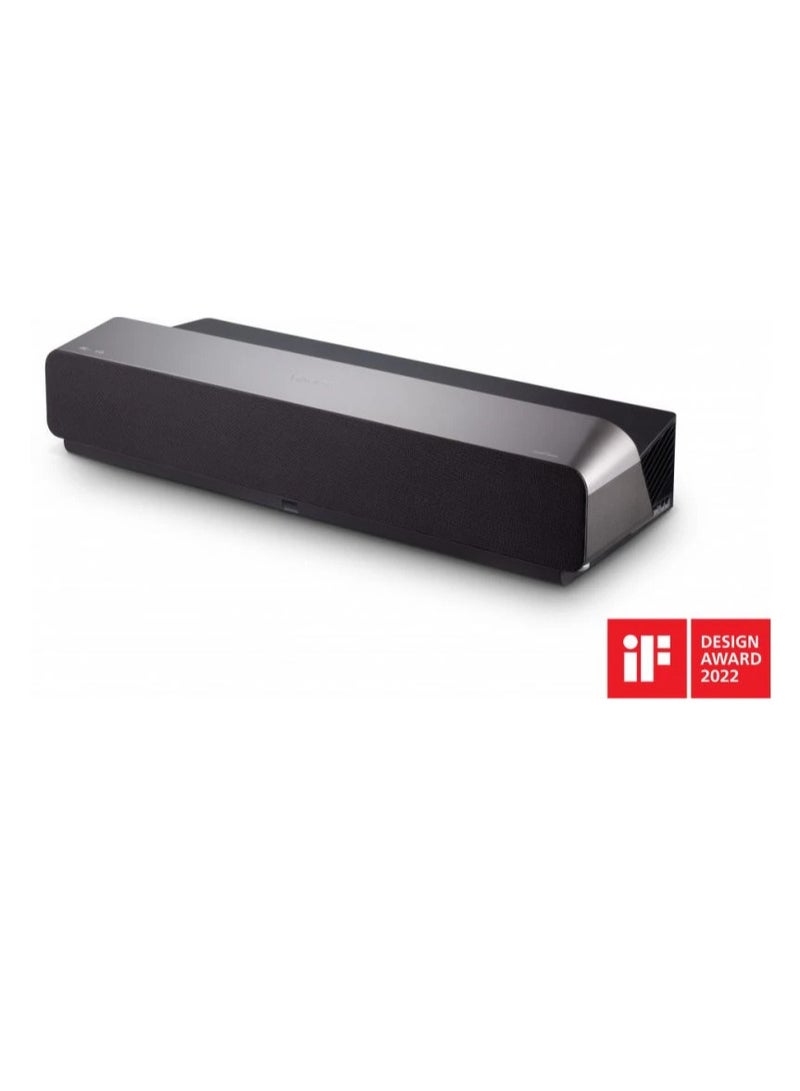 ViewSonic - 4K HDR Ultra Short Throw Smart LED Soundbar Projector X1000-4K+ BLACK - Image 1
