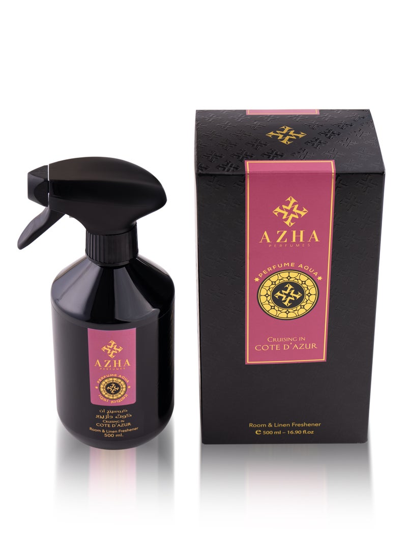 سدر الخليج للعطور Perfumes - Cruising in Cote D’Azur Room And Linen Freshener 500ml  - Image 5