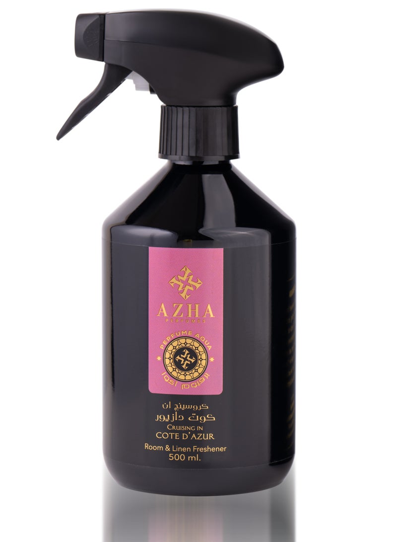 سدر الخليج للعطور Perfumes - Cruising in Cote D’Azur Room And Linen Freshener 500ml  - Image 2