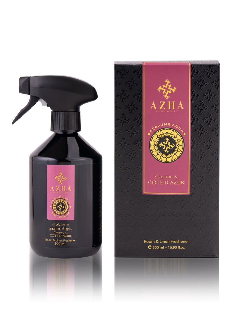 سدر الخليج للعطور Perfumes - Cruising in Cote D’Azur Room And Linen Freshener 500ml  - Image 3