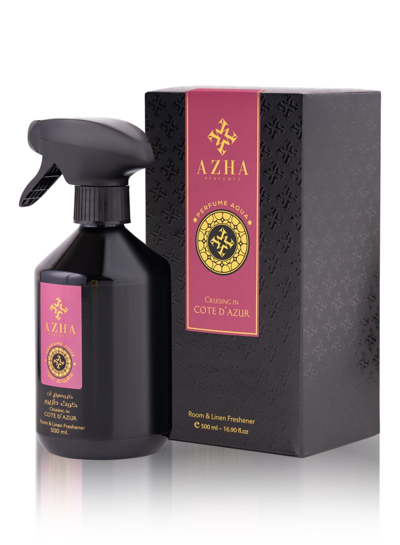 سدر الخليج للعطور Perfumes - Cruising in Cote D’Azur Room And Linen Freshener 500ml  - Image 4