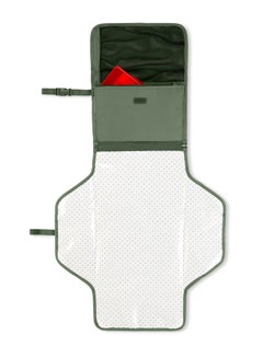 Skip Hop Pronto Signature Portable Baby Changing Station - Travel-Friendly Diaper Bag - Dark Sage  - Image 3