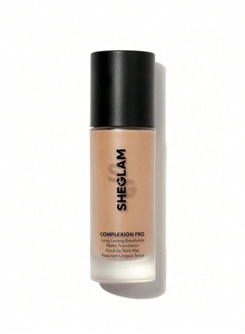 شيجلام Complexion Pro Long Lasting Breathable Matte Foundation Chestnut  - Image 1