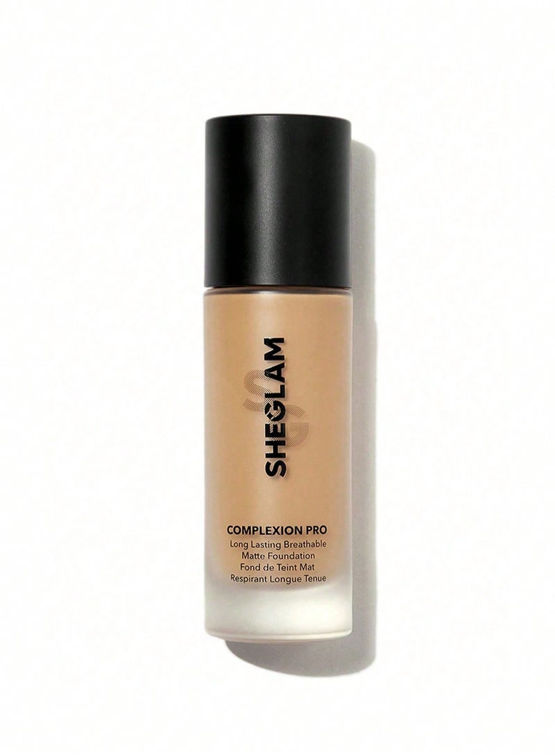 SHEGLAM - Complexion Pro Long Lasting Breathable Matte Foundation Caramel - Image 1