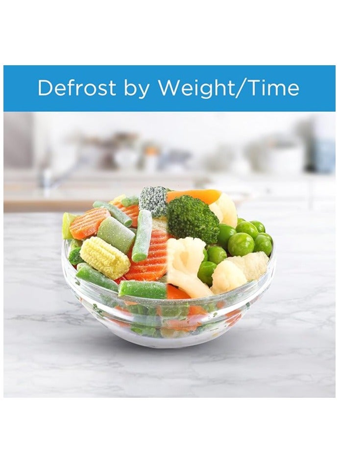 مديا ميكروويف ميديا MM7P012LV-B بحجم تجويف 20 لتر، تجويف مطلي باللون الرمادي، برنامج إذابة الثلج، طبق زجاجي دوار 245 مم، قوة الميكروويف 700 واط باللون الأسود - Image 2