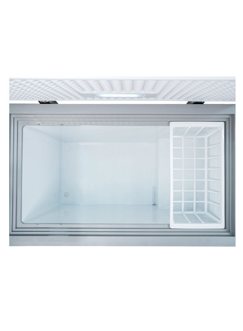 كليكون فريزر صندوقي سعة 255 لتر - سعة كبيرة، باب واحد، مفصلة متوازنة، سلة تخزين قابلة للإزالة، داخلية سهلة التنظيف - Image 4