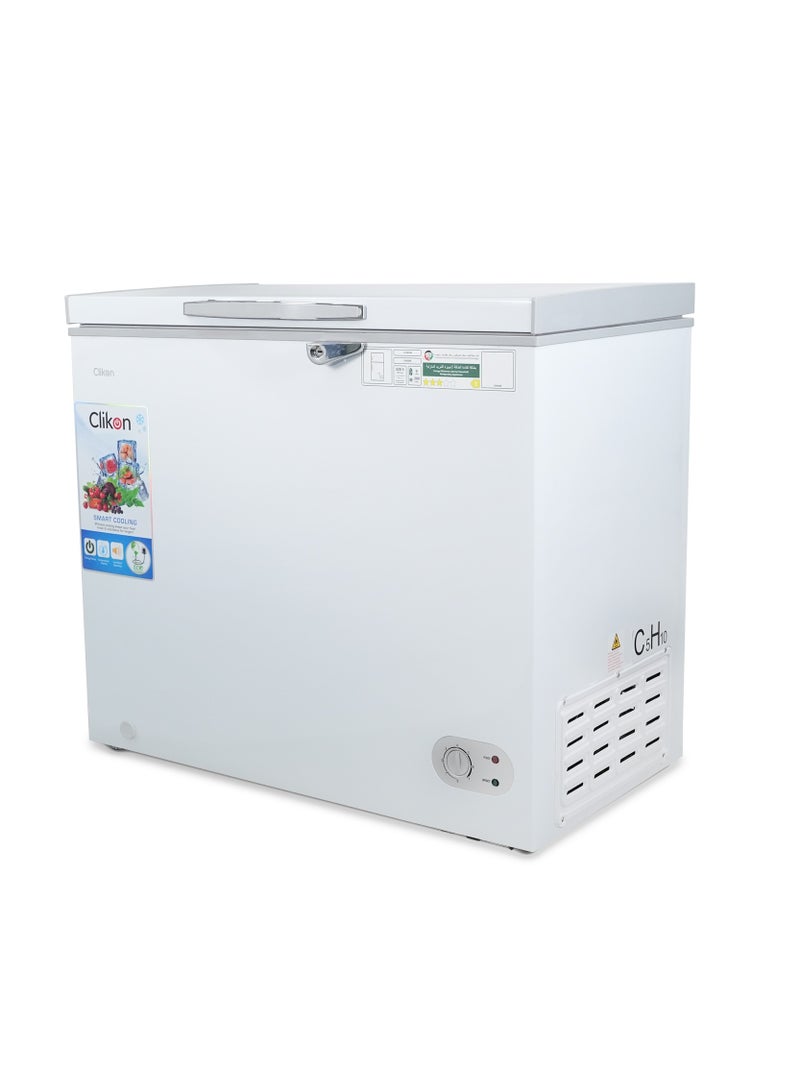 كليكون فريزر صندوقي سعة 255 لتر - سعة كبيرة، باب واحد، مفصلة متوازنة، سلة تخزين قابلة للإزالة، داخلية سهلة التنظيف - Image 2
