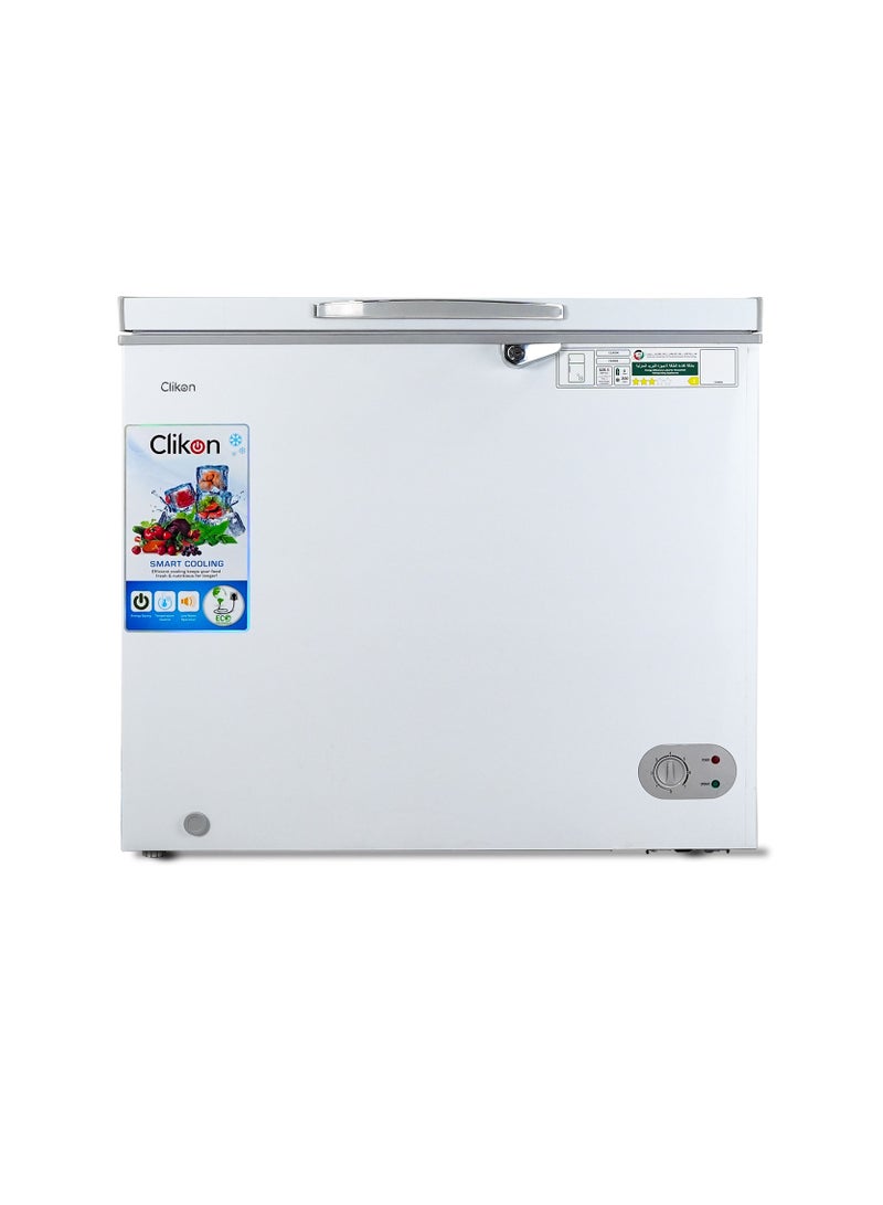 كليكون ثلاجة صندوقية سعة 200 لتر - سعة كبيرة، باب واحد، مفصلة متوازنة، سلة تخزين قابلة للإزالة، داخلية سهلة التنظيف - Image 1