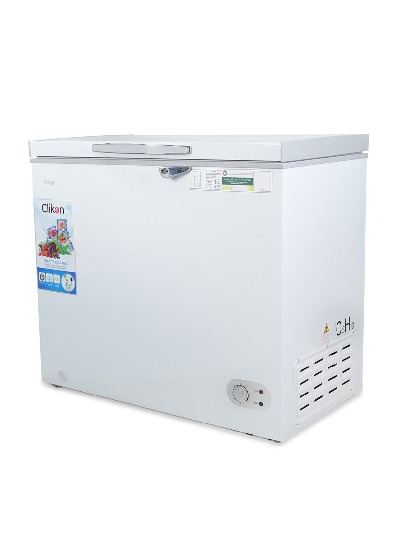 كليكون ثلاجة صندوقية سعة 200 لتر - سعة كبيرة، باب واحد، مفصلة متوازنة، سلة تخزين قابلة للإزالة، داخلية سهلة التنظيف - Image 2
