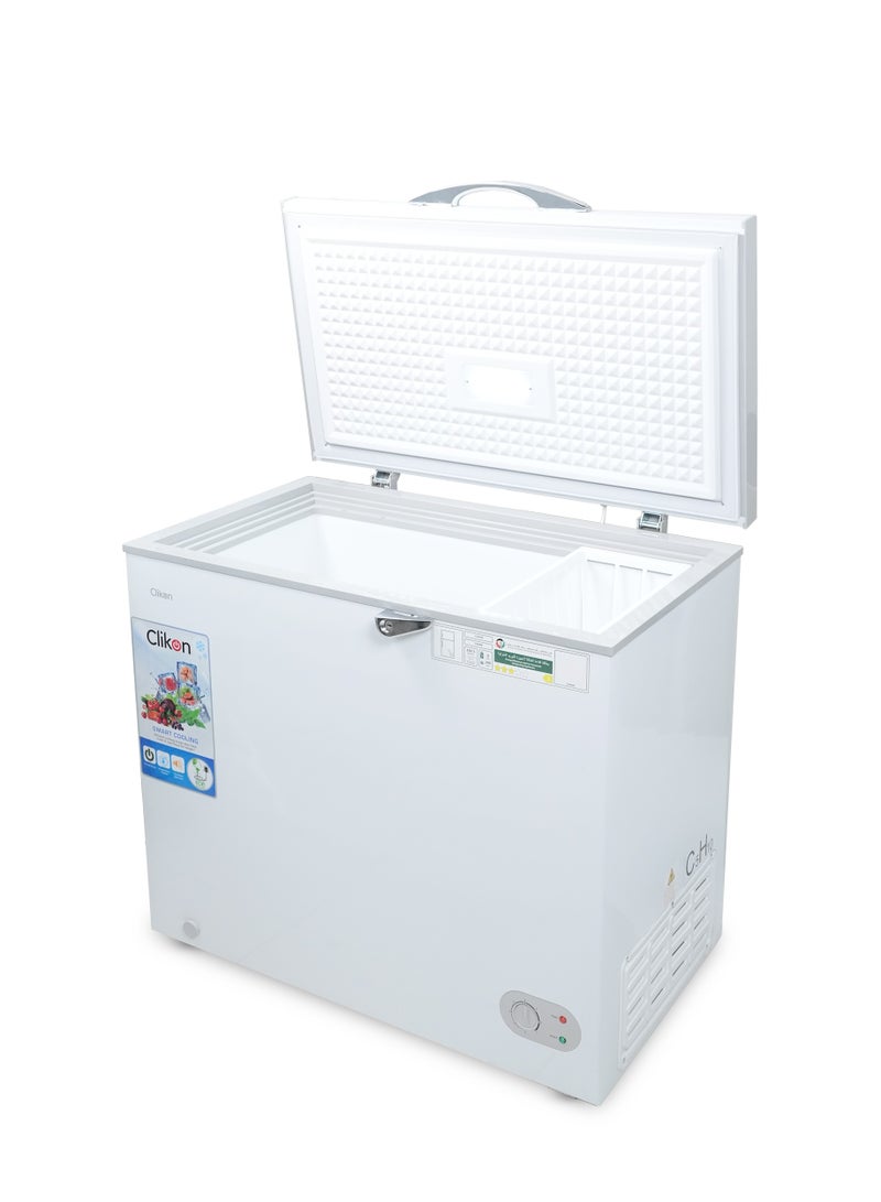 كليكون ثلاجة صندوقية سعة 200 لتر - سعة كبيرة، باب واحد، مفصلة متوازنة، سلة تخزين قابلة للإزالة، داخلية سهلة التنظيف - Image 3
