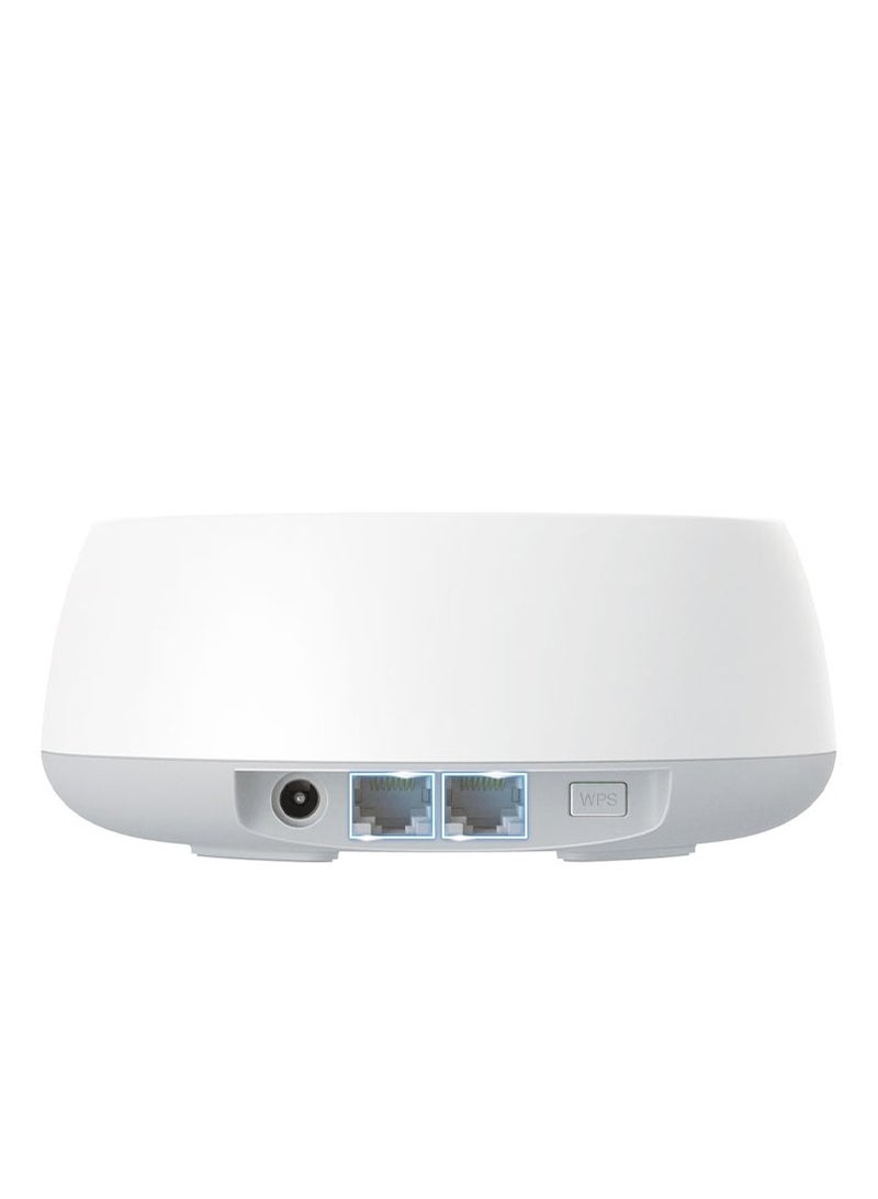 تي بي لينك Deco BE25(1-pack), BE3600 Mbps, 2×2.5 Gbps Ports, AI Supported Multi-Process Capability, Connectivity up to 150 Devices, VPN, WPA3, Dual-Band Wi-Fi 7 Mesh System, White White - Image 2