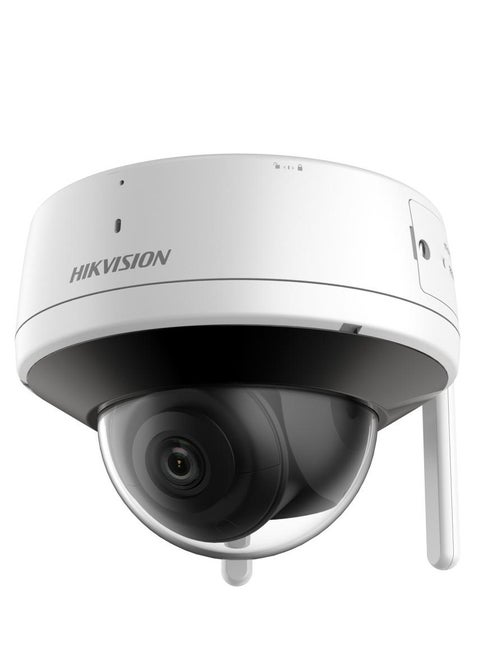 4 MP Outdoor Audio Fixed Wi-Fi Dome Network Camera, Built-In Two-Way Audio, IP66, Memory Card Support Up to 512 GB | DS-2CV2141G2-IDW