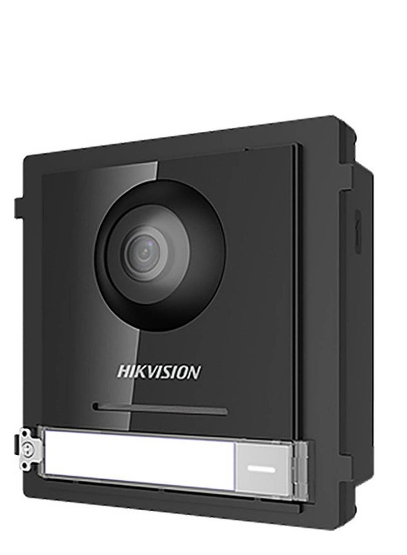 HIKVISION - Video Intercom Module Door Station, 1920 x 1080 Resolution, Video Intercom & Access Control Function, Integrated Fisheye Camera, 10/100 Mbps Ethernet, Black | DS-KD8003-IME1 - Image 1