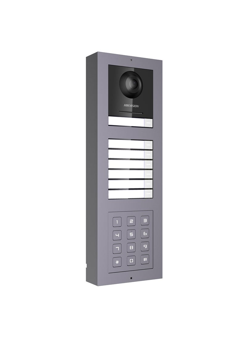 KD8 Series Pro Modular Door Station, Name Module With Buttons | DS-KD-KK Black/White