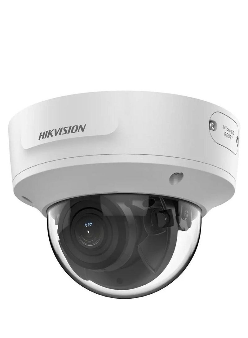 HIKVISION 8 MP AcuSense Motorized Varifocal Dome Network Camera, 2.8 to 12mm Motorized Varifocal Lens, Up to 40m IR Range, H.265+, 120 dB true WDR, RJ45 ETH, IP67 / IK10, White | DS-2CD2783G2-IZS  - Image 3