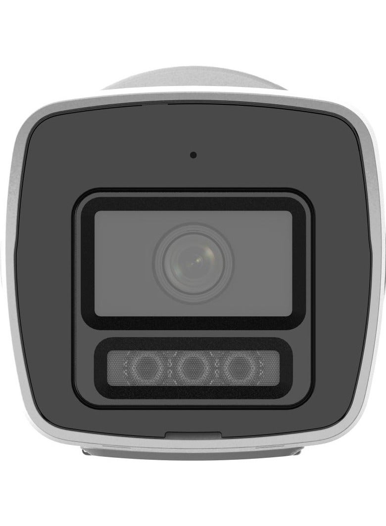 HIKVISION DS-2CD1027G2H-LIU 2MP ColorVu Fixed Bullet Network Camera with Smart Hybrid Light, Human & Vehicle Detection, H.265+ Compression, 512GB SD Card Support, Built-in Microphone, IP67 Weatherproof, and Audio Surveillance  - Image 2
