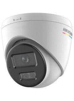 HIKVISION 2 MP ColorVu with Smart Hybrid Light Fixed Turret Network Camera, 1/2.8" Progressive Scan CMOS Sensor, Fixed Focal Lens, F1.0 Aperture, Fixed Iris Type, White | DS-2CD1327G2H-LIU  - Image 3