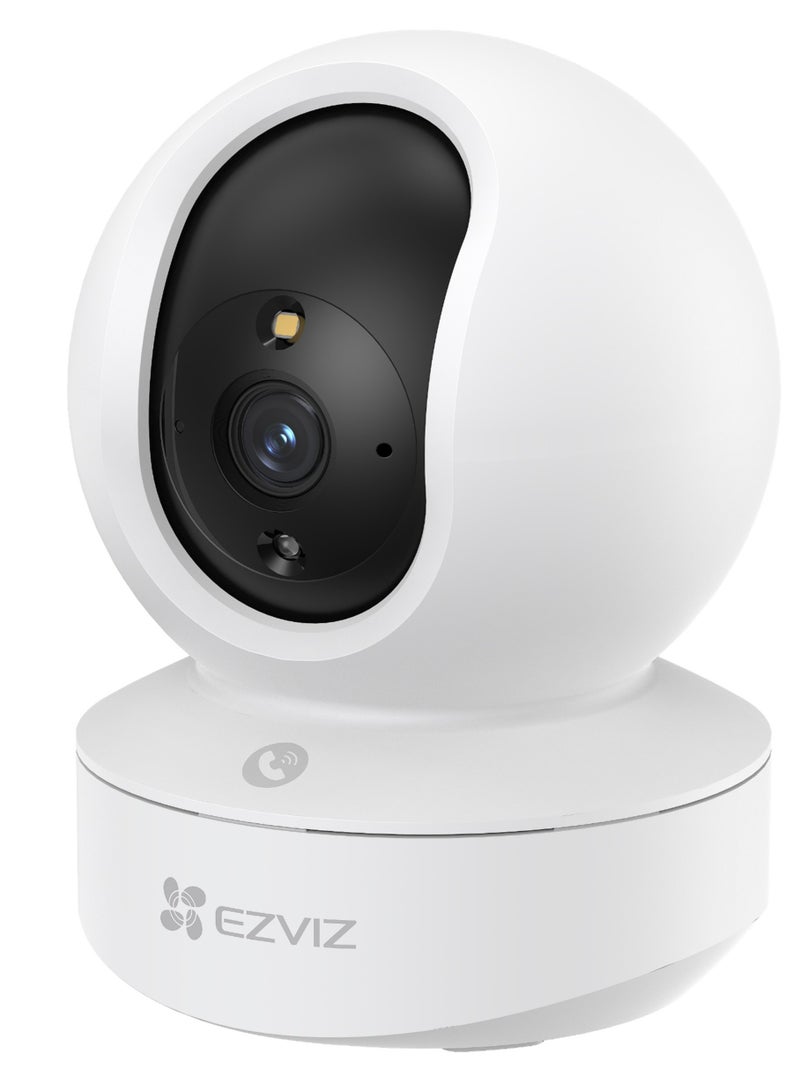 EZVIZ - TY1 Pro 1080p Pan & Tilt Smart Home Camera with Color Night Vision, Auto-Tracking, Human Shape Detection, Patrol Mode, 360° Coverage, H.265 Video Compression, Two-Way Audio, Wi-Fi & Ethernet Connectivity, MicroSD Support (Up to 512GB), Type-C Power Supply, 10m IR Range, Smart Integration with Google Assistant & Alexa - Image 1