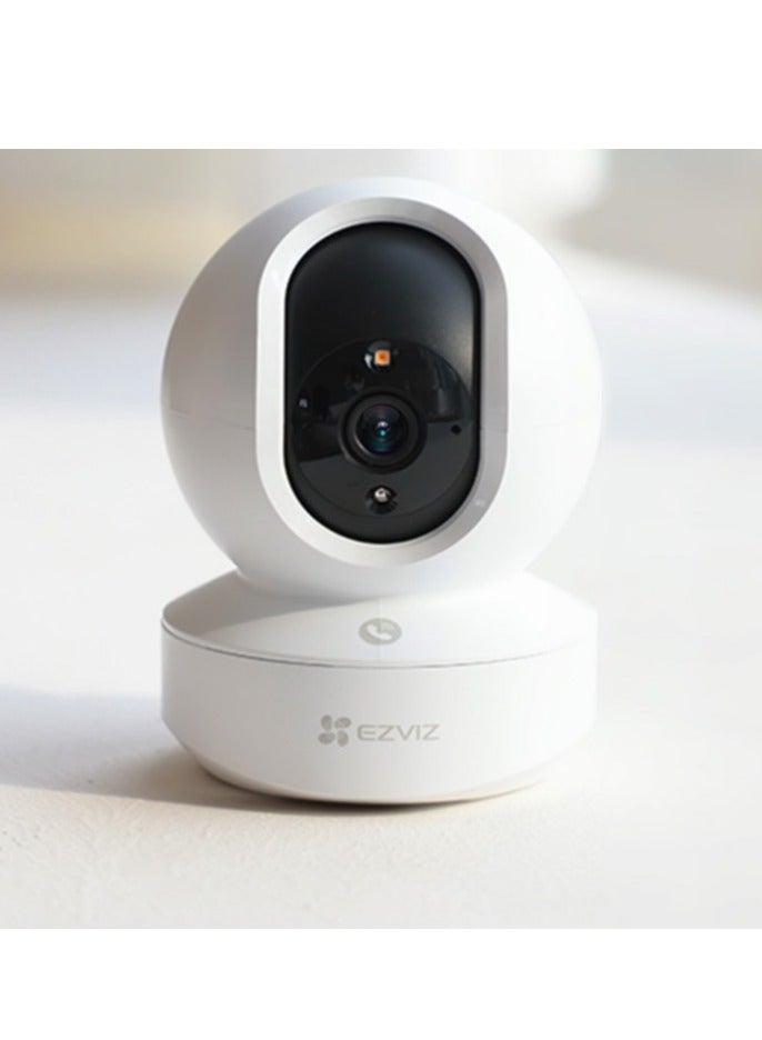 EZVIZ - TY1 Pro 1080p Pan & Tilt Smart Home Camera with Color Night Vision, Auto-Tracking, Human Shape Detection, Patrol Mode, 360° Coverage, H.265 Video Compression, Two-Way Audio, Wi-Fi & Ethernet Connectivity, MicroSD Support (Up to 512GB), Type-C Power Supply, 10m IR Range, Smart Integration with Google Assistant & Alexa - Image 1