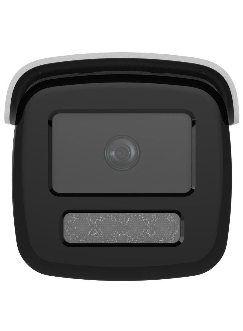 HIKVISION - DS-2CD2T47G2H-LI 4MP Smart Hybrid Light Bullet Camera with ColorVu, 130dB WDR, Deep Learning Human & Vehicle Classification, H.265+ Compression, IR & White Light Illumination (Up to 60m), 2.8mm/4mm Fixed Lens, IP67 Weatherproof, PoE, MicroSD Support (Up to 512GB) - Image 1