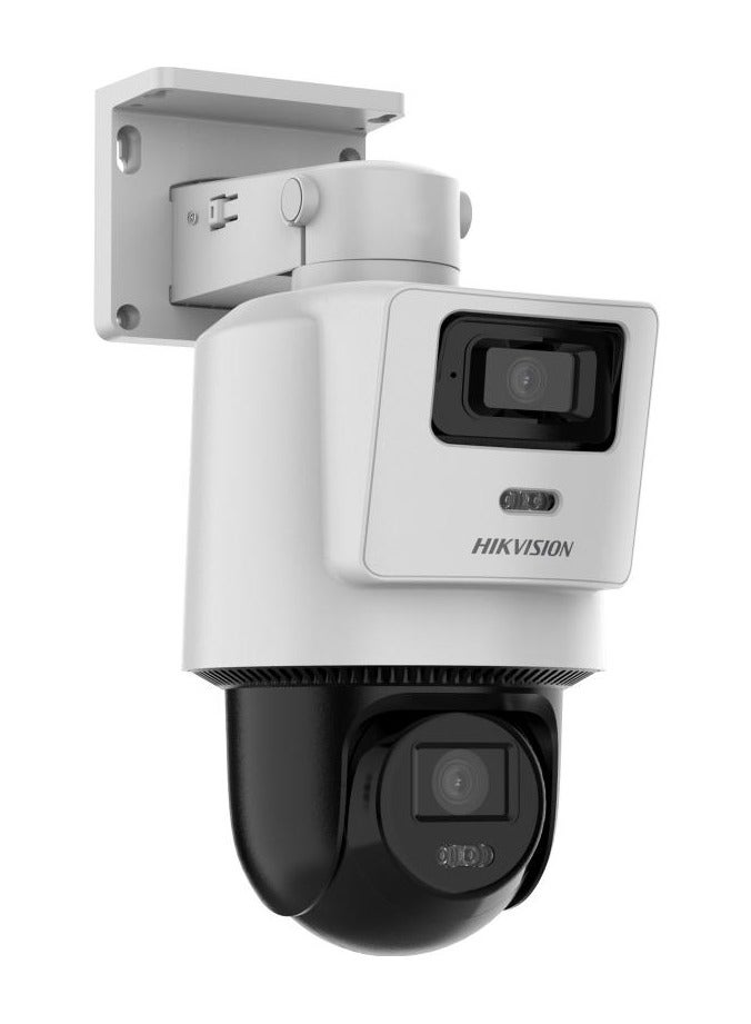HIKVISION DS-2SE2C400MWG-E/14 TandemVu 4MP+4MP POE PT Network Camera, 4MP Resolution, Hybrid IR/White Light (30m Range), ICR, Built-in Microphone & Speaker, Up to 512GB Storage, IP66, H.265/H.264 Video Compression, Motion & Vehicle Detection, PoE, Remote Access via Hik-Connect | DS-2SE2C400MWG-E/14  - Image 4