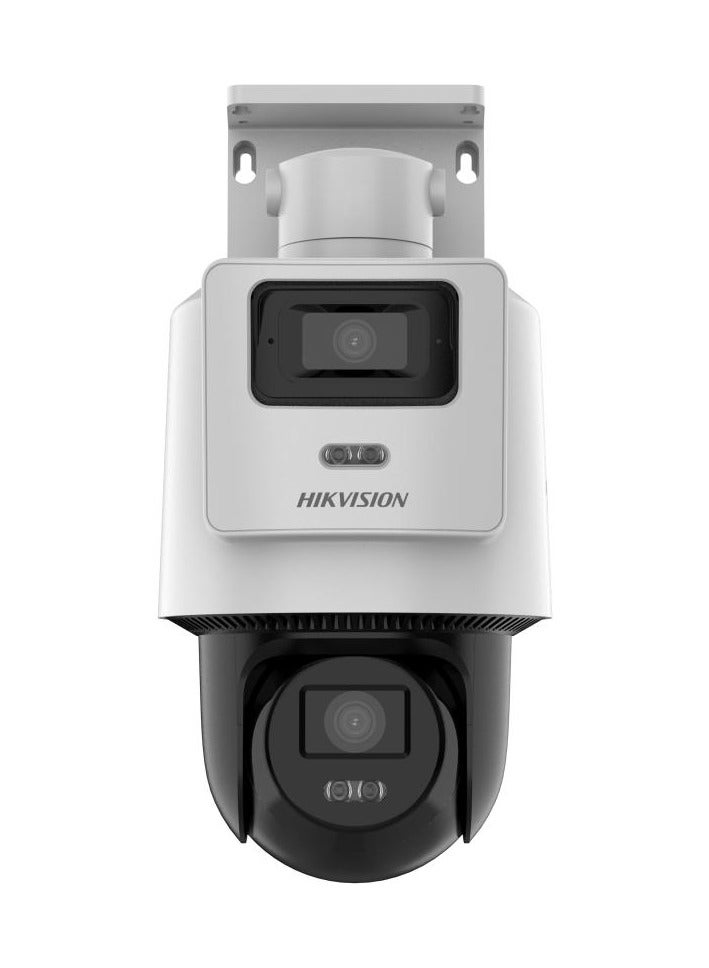 HIKVISION DS-2SE2C200MWG-E/12 TandemVu 2MP+2MP Fixed Lens POE PT Network Camera, Hybrid IR & White Light, 30m Illuminator, ICR Day/Night, 300 Presets, H.265/H.264 Compression, 2MP Resolution, Built-in Microphone & Speaker, Up to 512GB MicroSD, IP66 Weatherproof, PoE, Motion Detection, Smart Supplement Light, Remote Access via Hik-Connect | DS-2SE2C200MWG-E/12  - Image 3