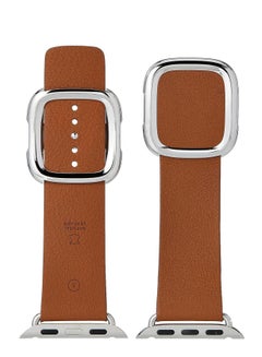 Watch (40mm) - Modern Buckle - Small Saddle Brown